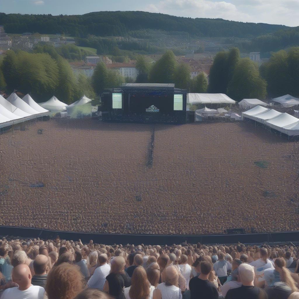 Massive Crowd at Openair St. Gallen 2019