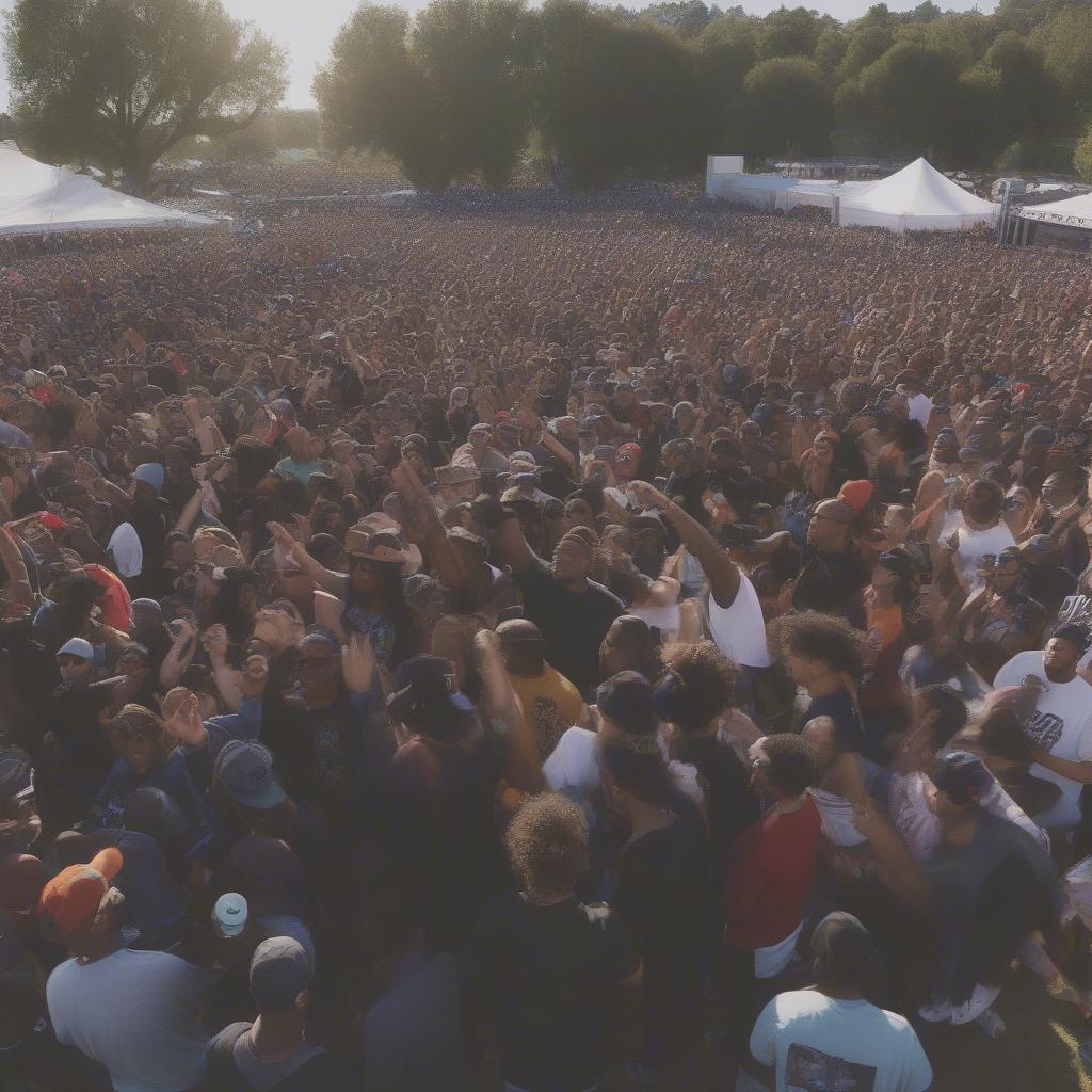 Paid Dues Festival Crowd