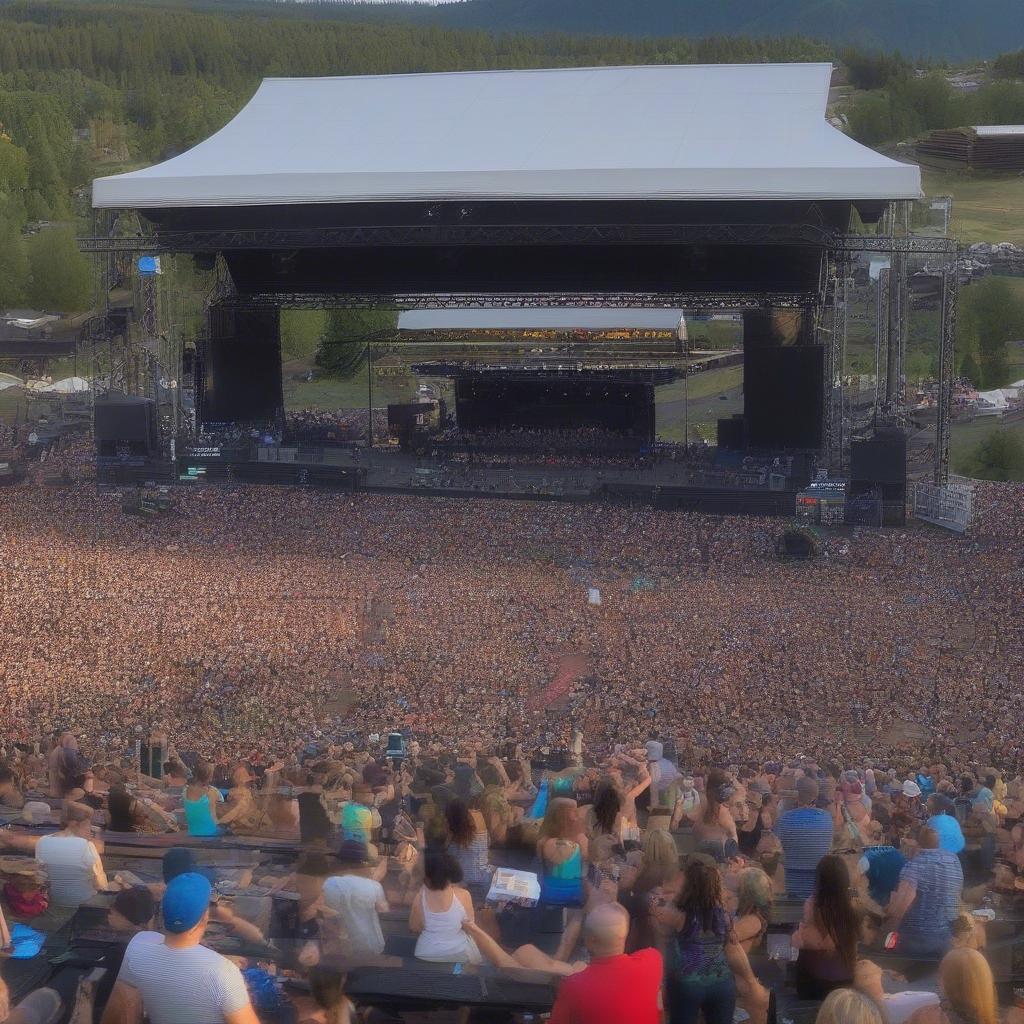 Paradiso 2019 crowd enjoying the music