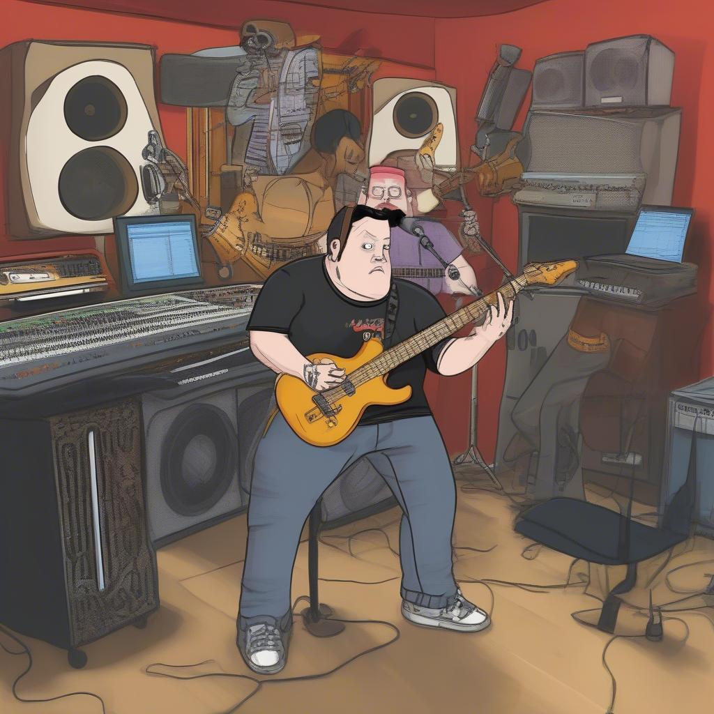 Bowling For Soup Recording Phineas and Ferb Theme