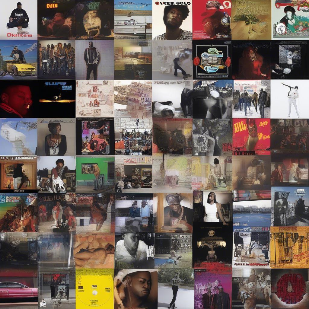 Popular 2010 Hip Hop Tracks Album Covers