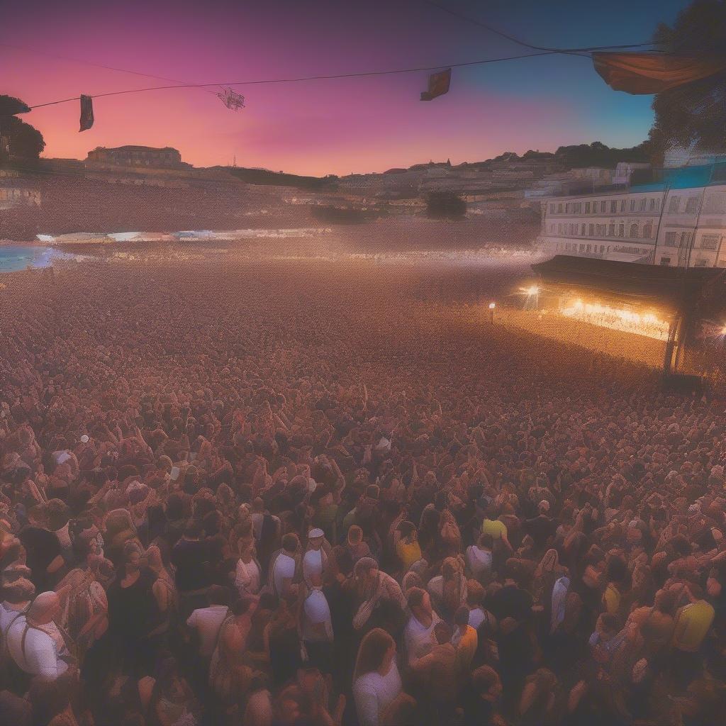 Portugal Music Festival Crowd