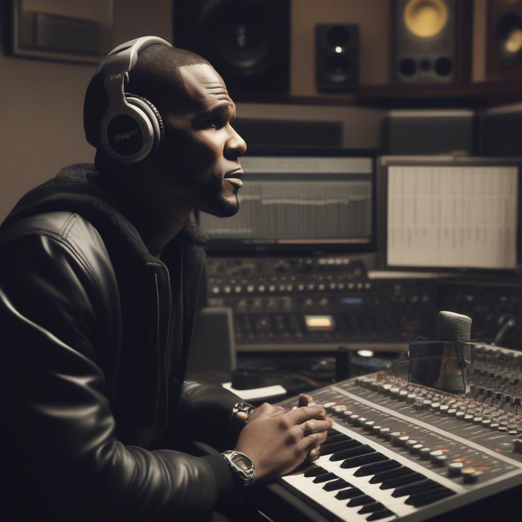 R. Kelly in the Studio