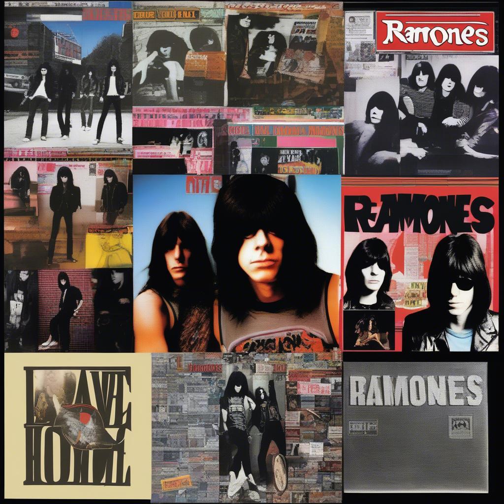 Collection of Ramones Album Covers