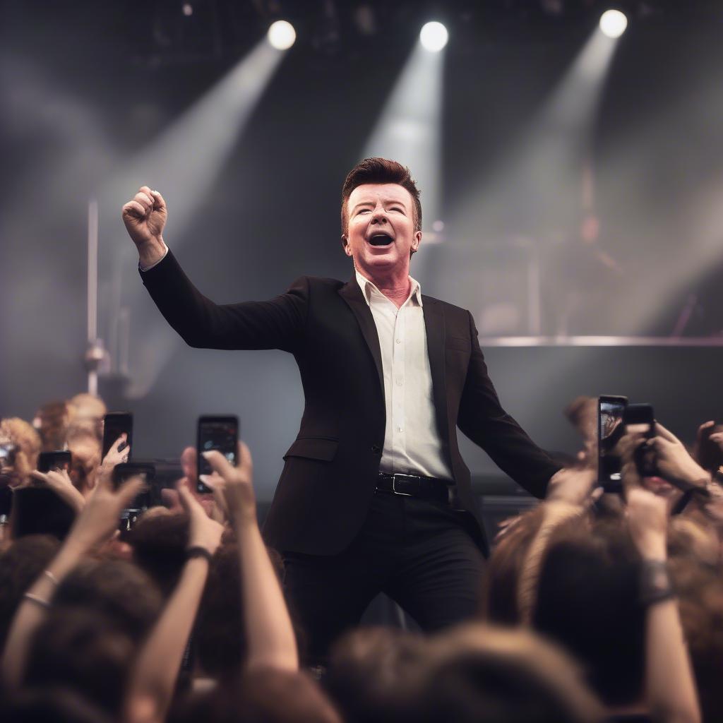 Rick Astley Performing Live in 2023