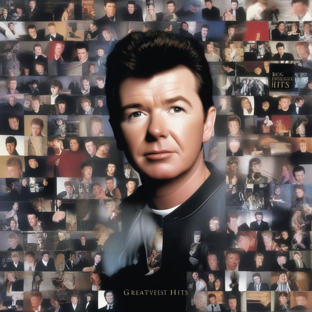 Rick Astley's Greatest Hits Album Cover