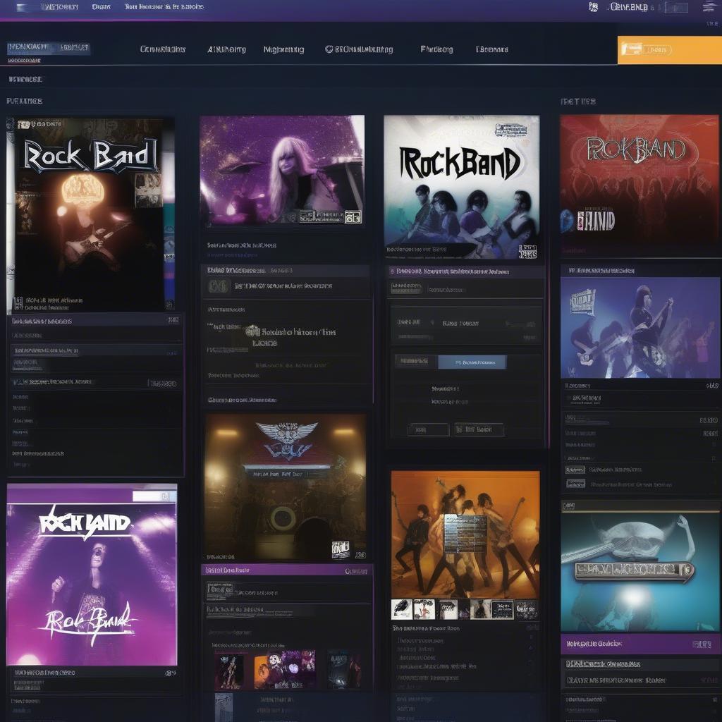 Rock Band 4 DLC Library Screenshot