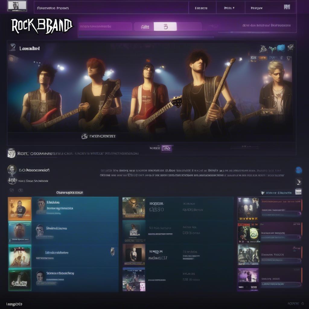 Rock Band 4 Online Community Screenshot