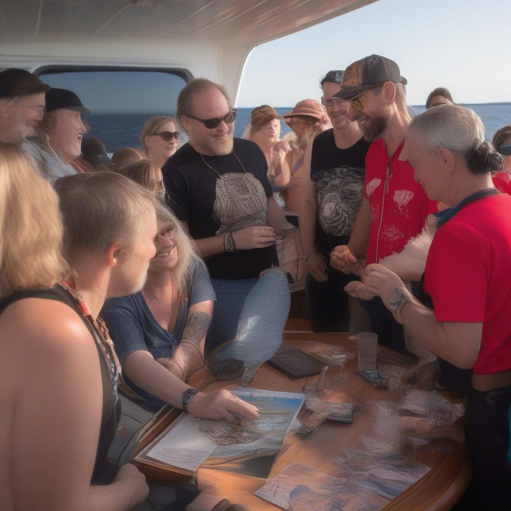 Rock Boat XVIII Artists Interacting with Fans