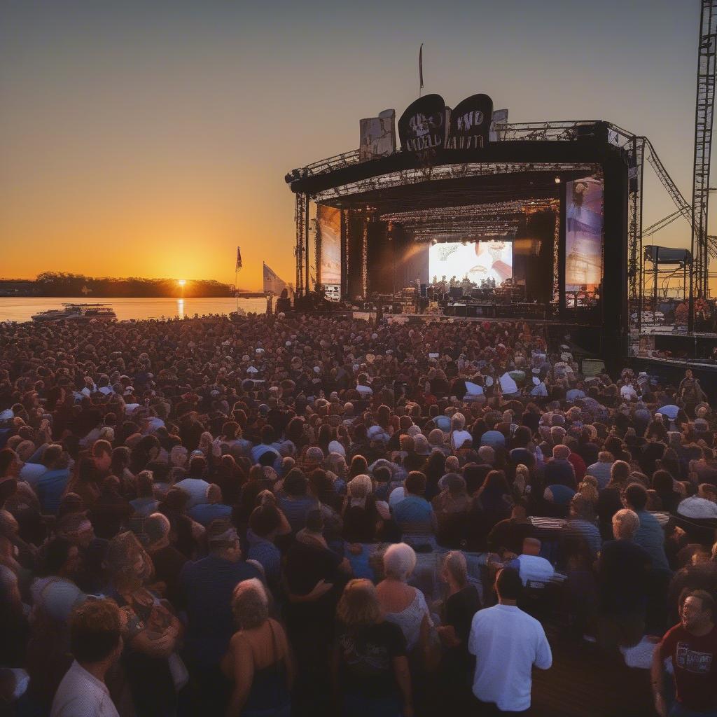 Rock Boat XVIII Crowd Singing Along