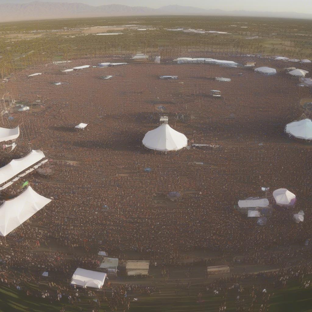 Crowd at Coachella Music Festival 2011