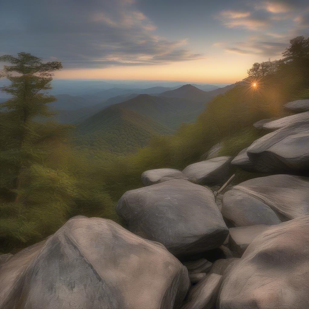 The Rocky Top Landscape in the Great Smoky Mountains