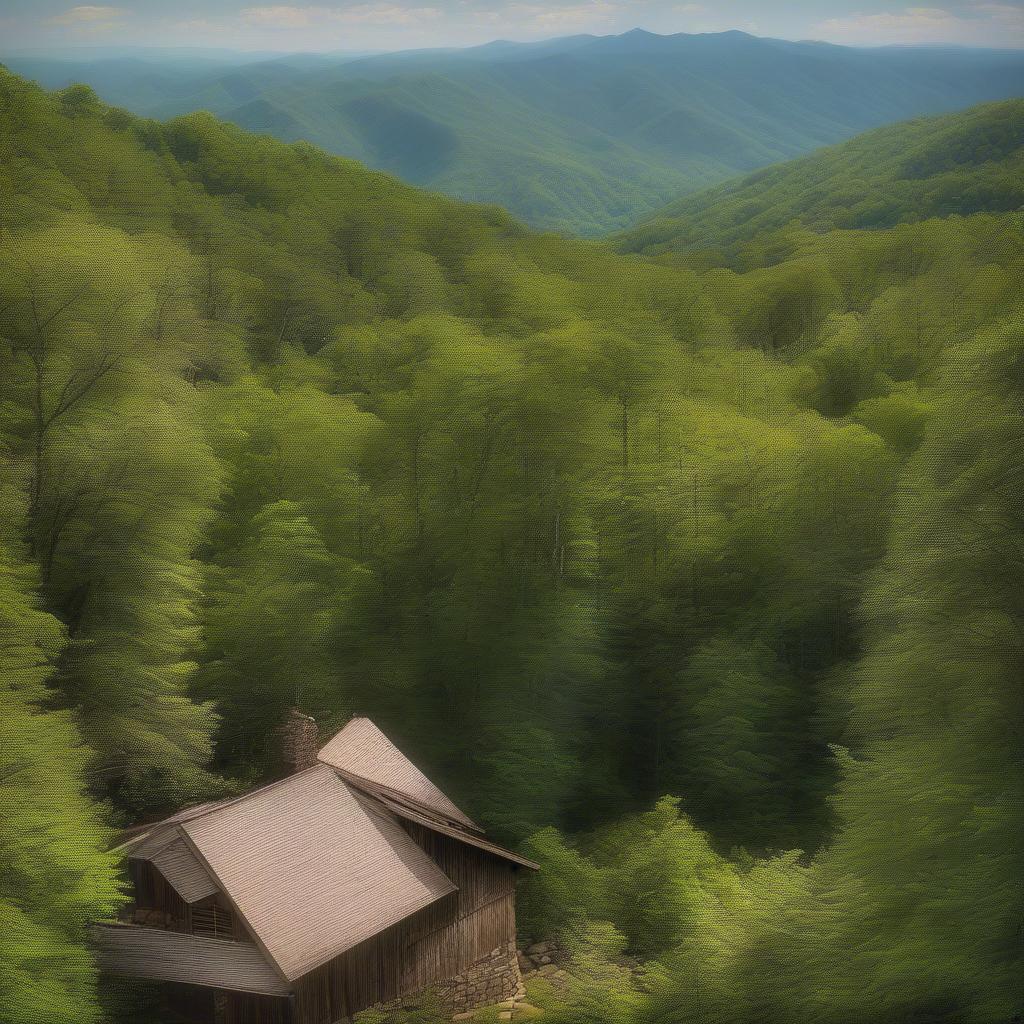 Gatlinburg Tennessee landscape inspiring Rocky Top