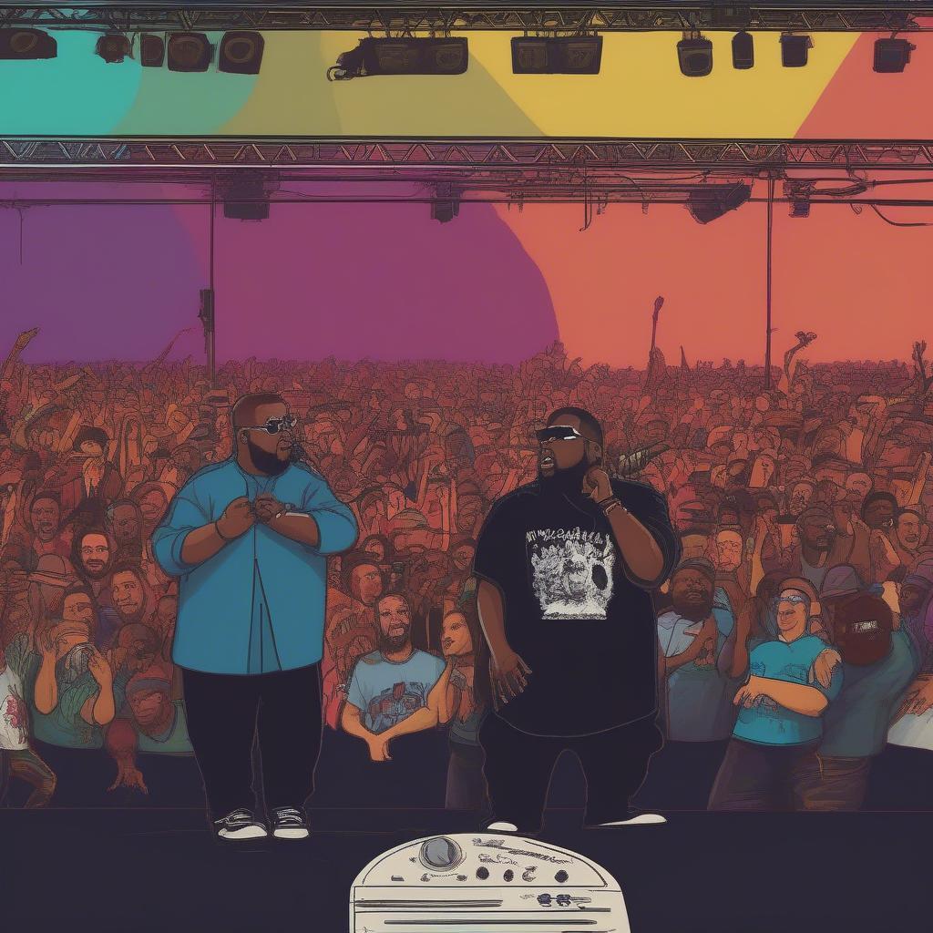 Run the Jewels Performing "ooh la la" Live