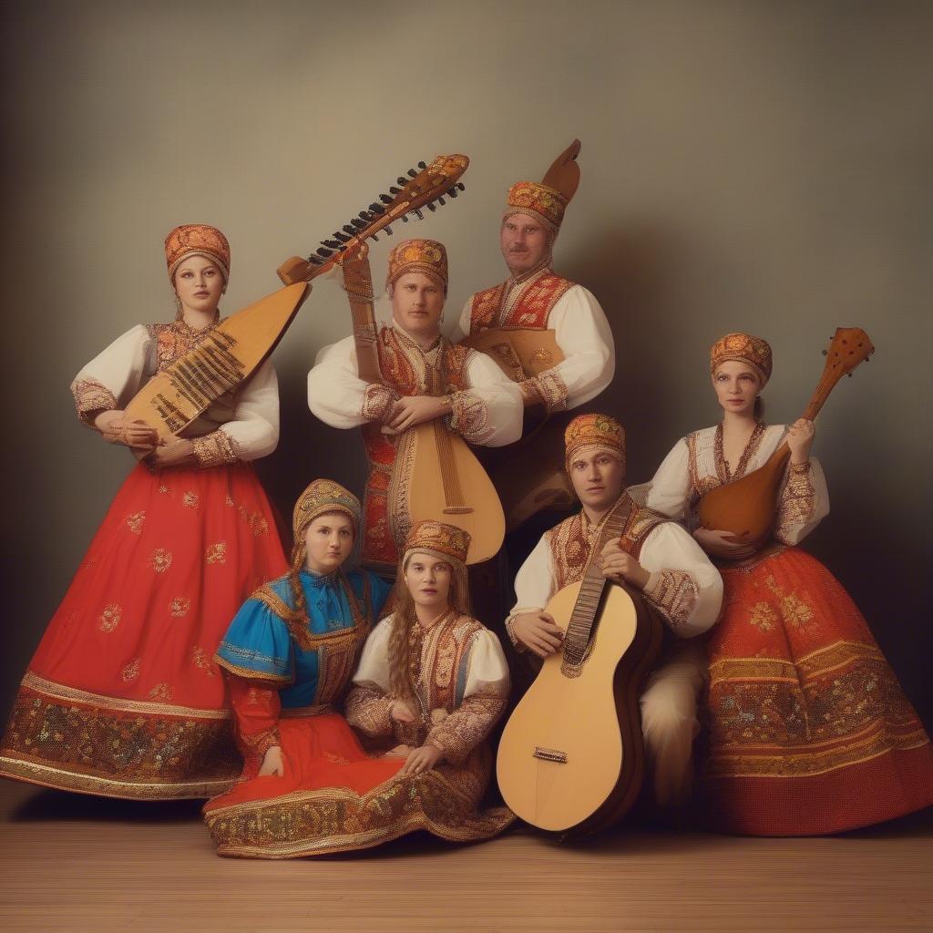 Russian Folk Music Instruments and Dance