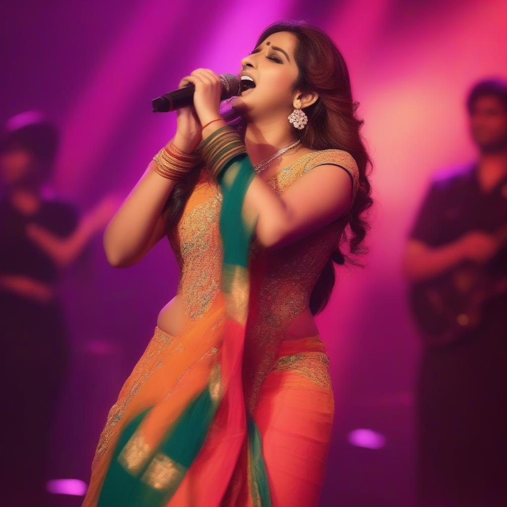 Shreya Ghoshal Performing Upbeat Songs