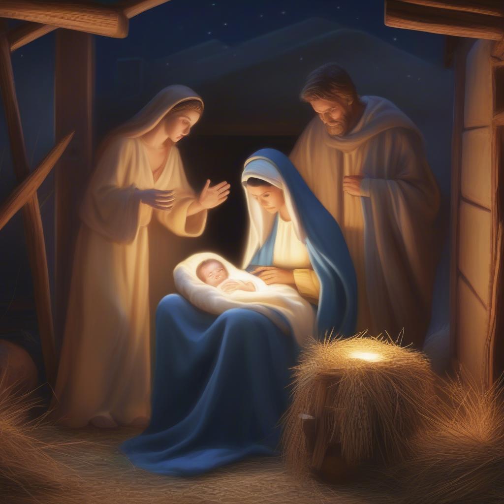 Silent Night Christmas Carol Lyrics: A Peaceful Nativity Scene