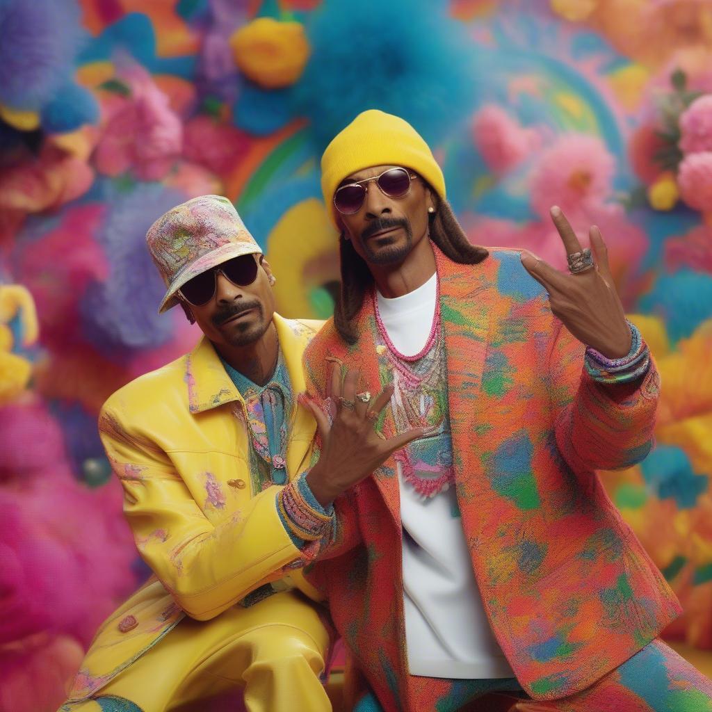 Snoop Dogg in the Beautiful music video