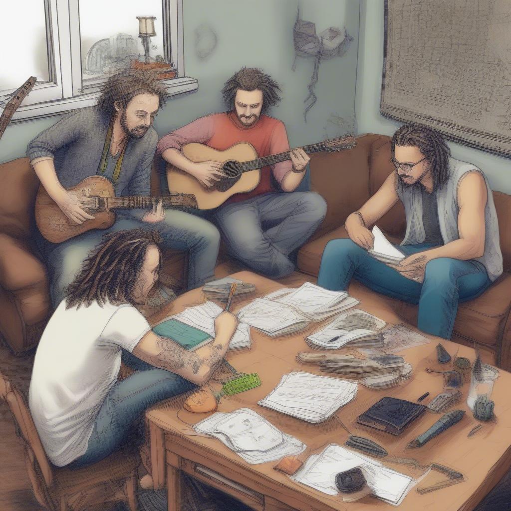 SOJA Lyric Writing Session