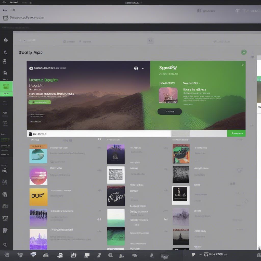 Spotify Desktop App Home Tab