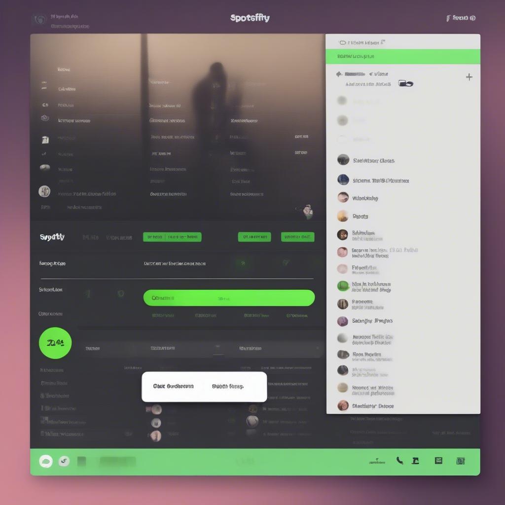 Stats for Spotify App Interface