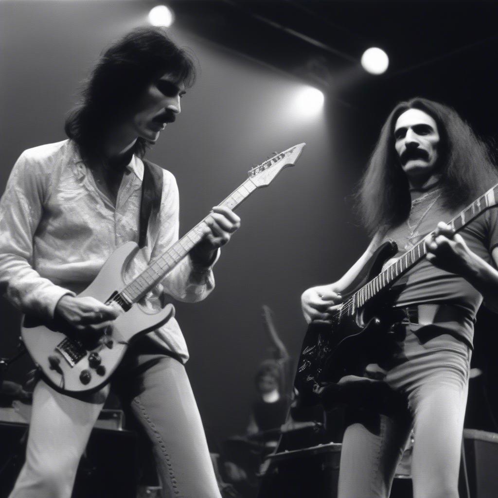 Steve Vai Performing with Frank Zappa