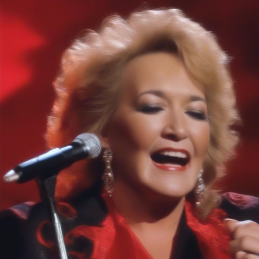 Tanya Tucker Performing Blood Red Roses