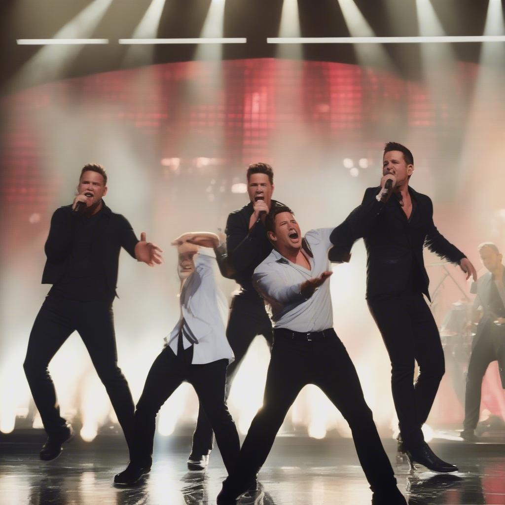 98 Degrees Performing "The Hardest Thing" Live