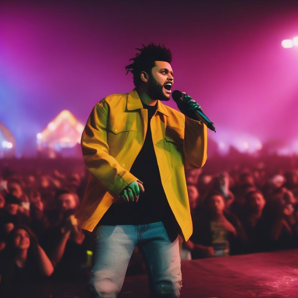 The Weeknd Performing at Camp Flog Gnaw 2018