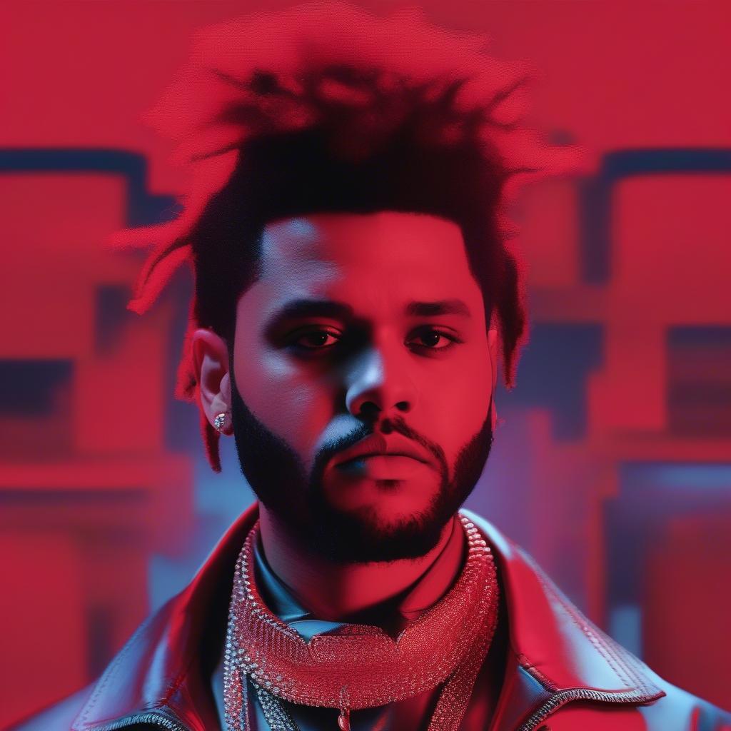 The Weeknd's Starboy album cover art