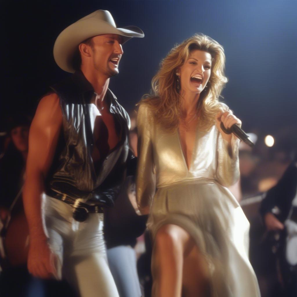 Tim McGraw and Faith Hill in 1997