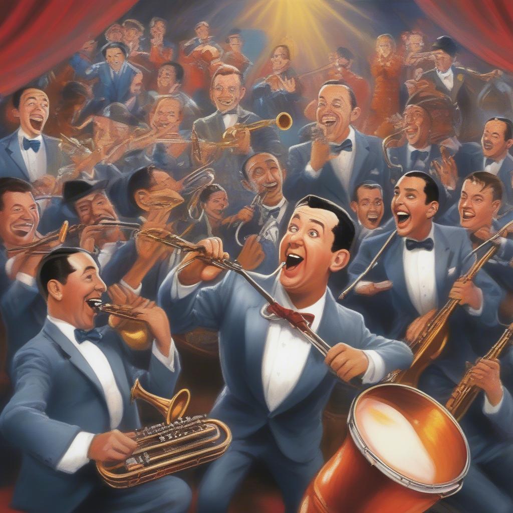 Pee Wee Hunt and His Orchestra Performing "Twelfth Street Rag"