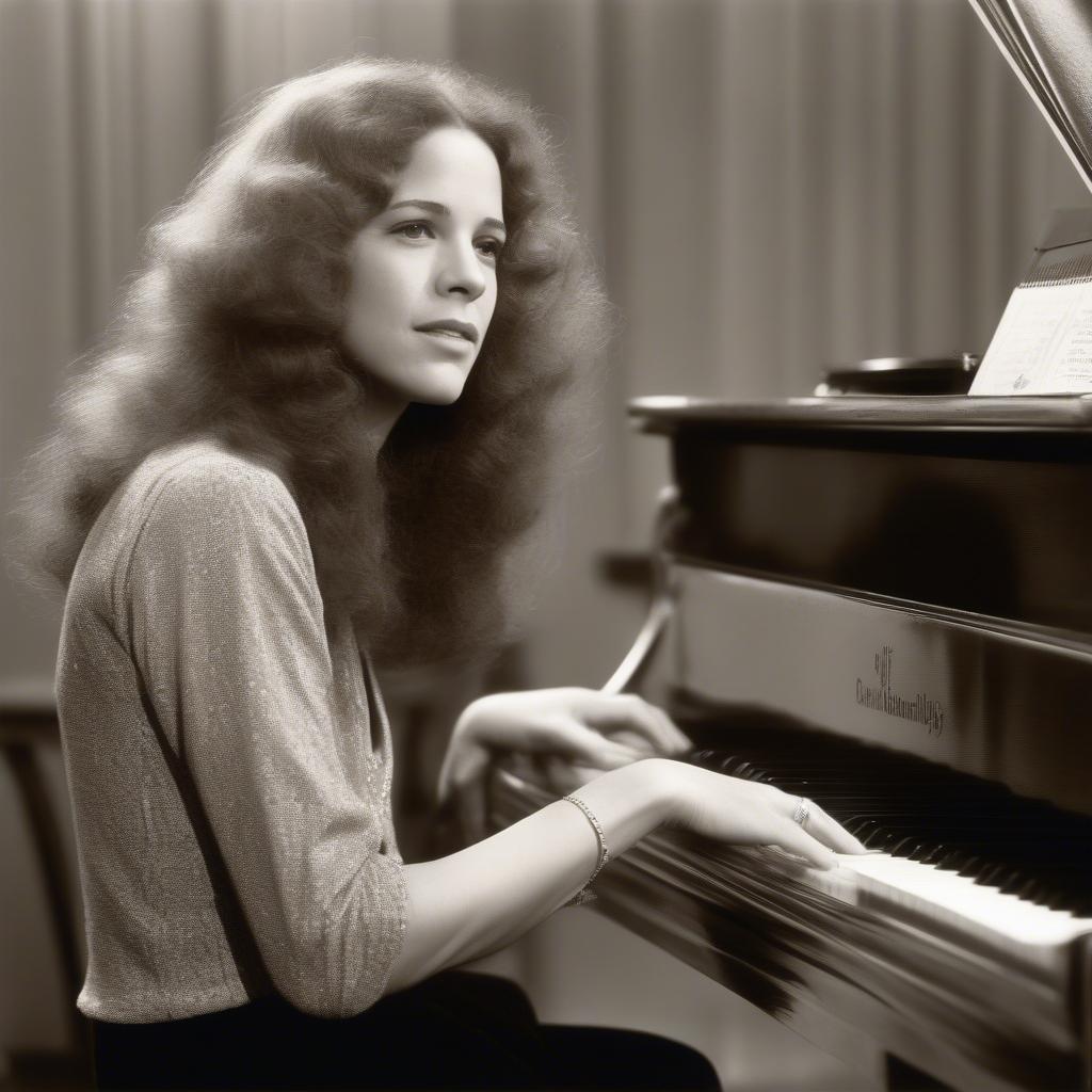 Carole King performing live