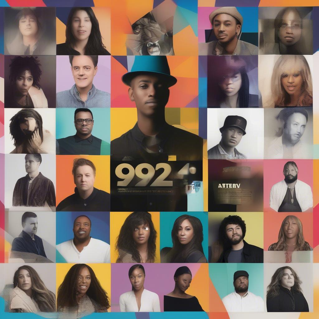 Top 40 Artists on 92.9 - A collage featuring images of the artists currently in the top 40 on 92.9, representing the diversity of musical genres and styles.