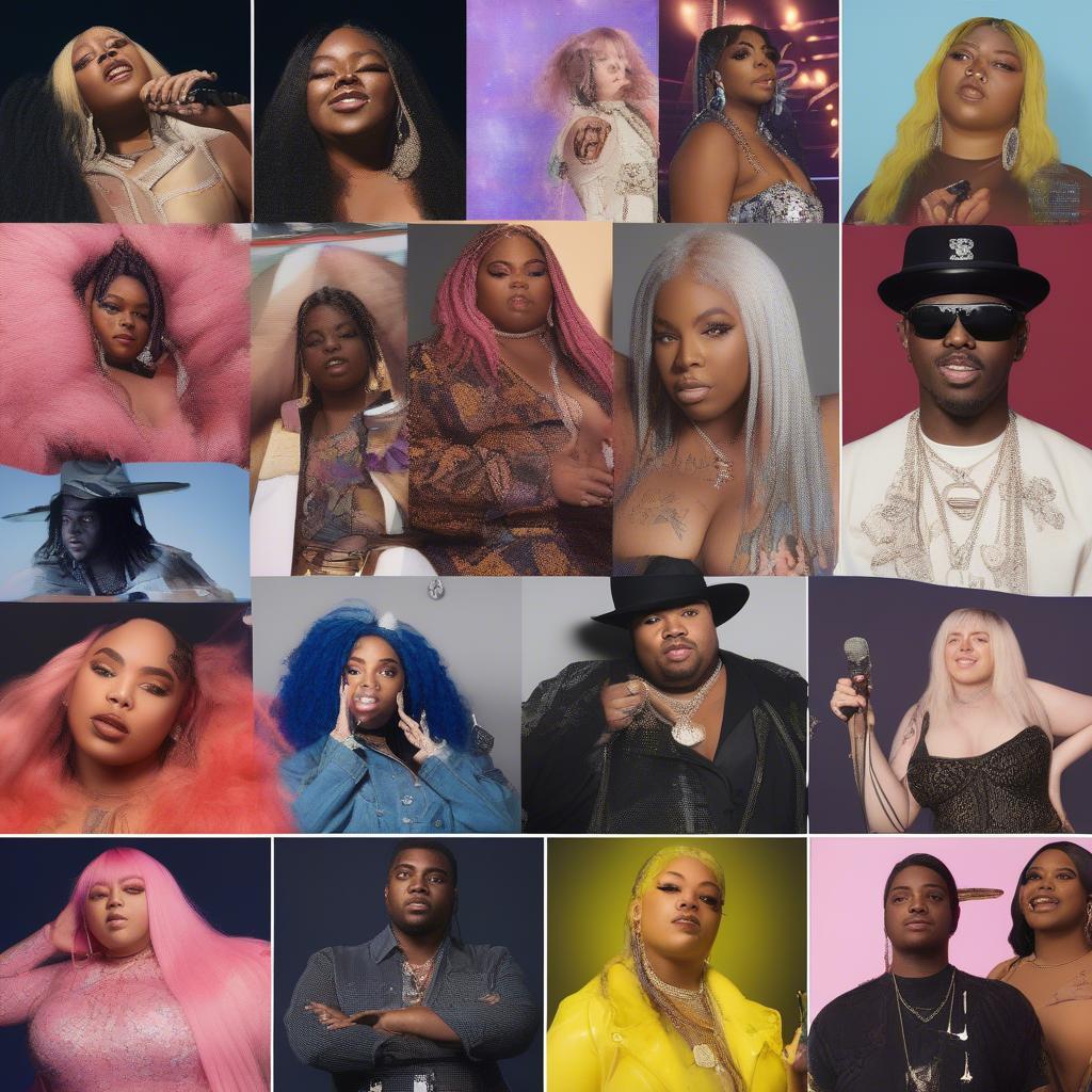 Top Artists on American Charts in 2019