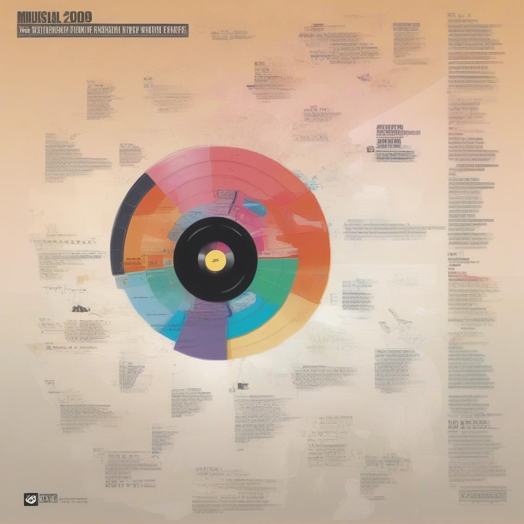 A split image showing a 2007 music chart next to a modern music chart, with lines connecting similar genres or artists to demonstrate the lasting influence.