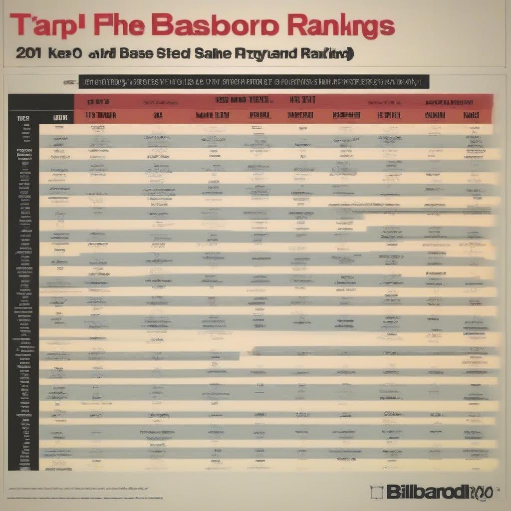 Top Hits of 2010 Chart