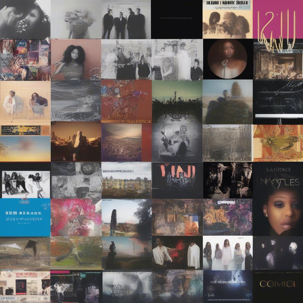 Album covers of popular songs from 2015