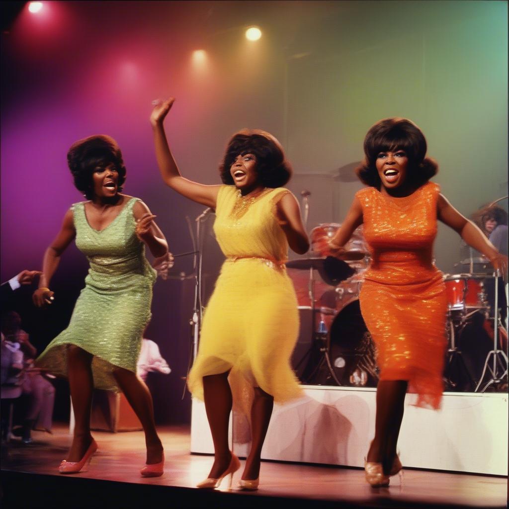 Martha Reeves and the Vandellas performing Dancing in the Street