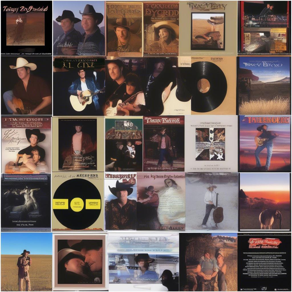 Tracy Byrd Album Covers Collage