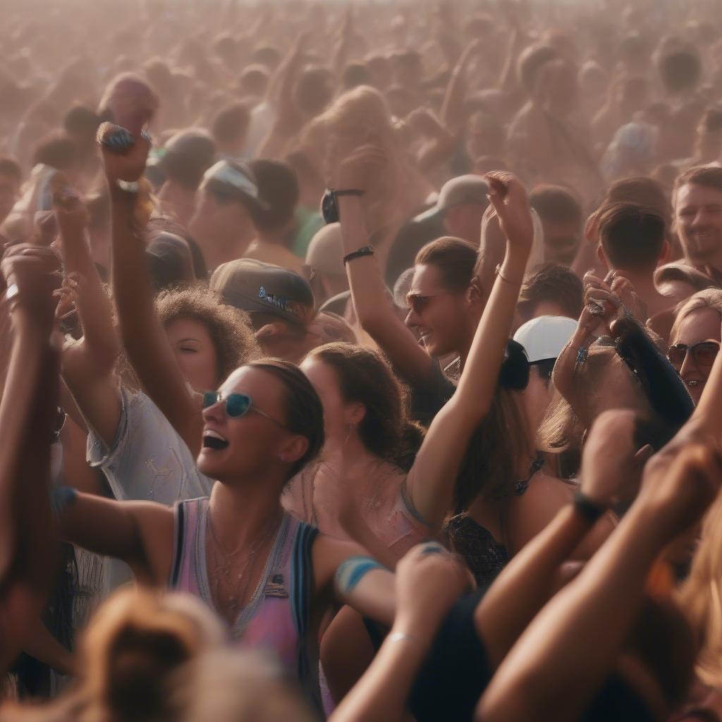 Veld Music Festival Crowd Dancing