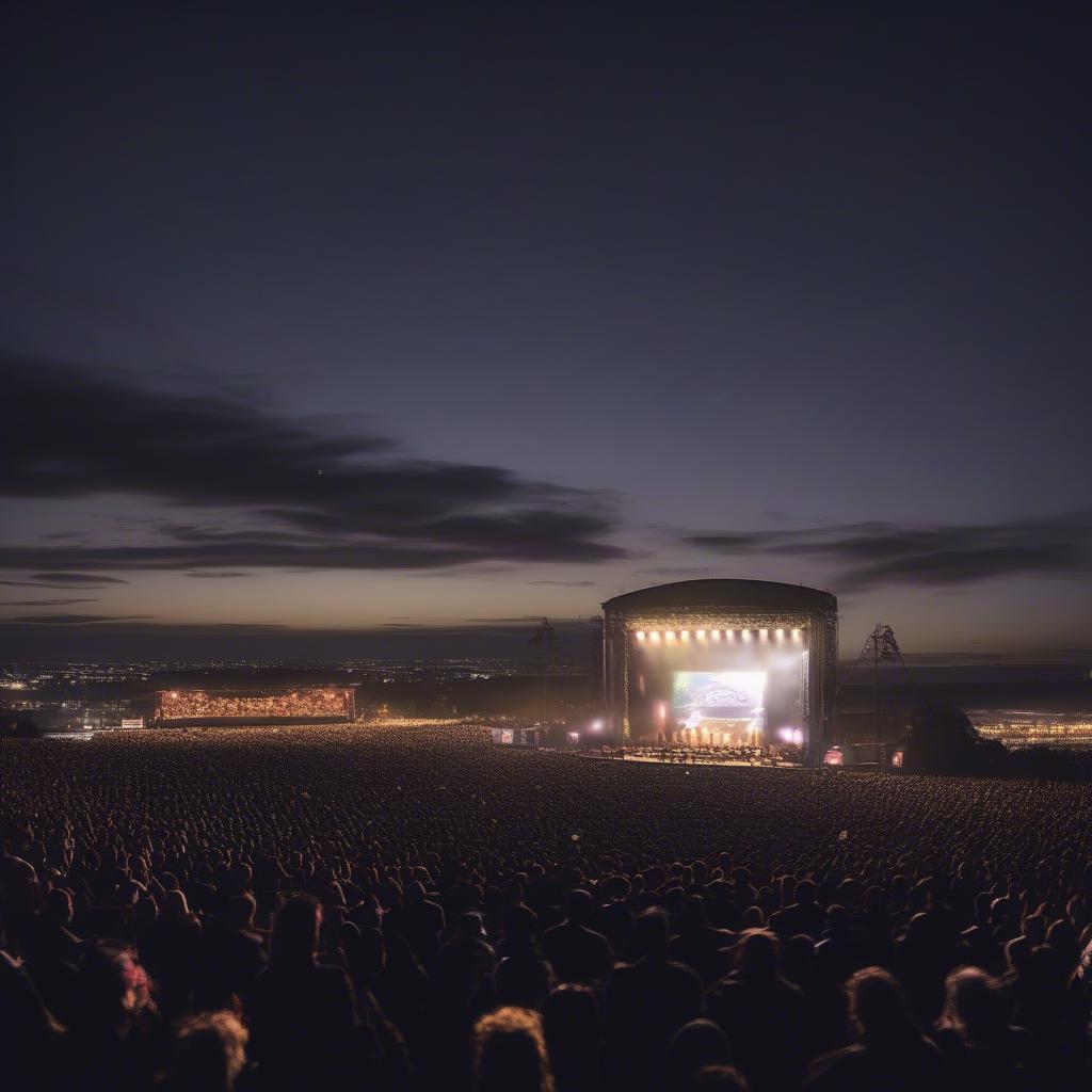 Victorious Festival 2019 at Night