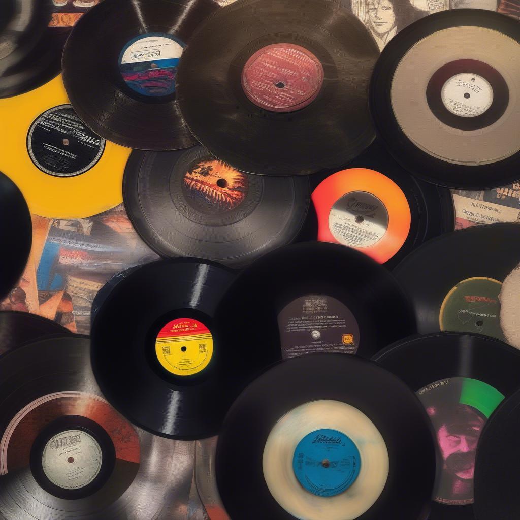 Vintage Vinyl Record Collection