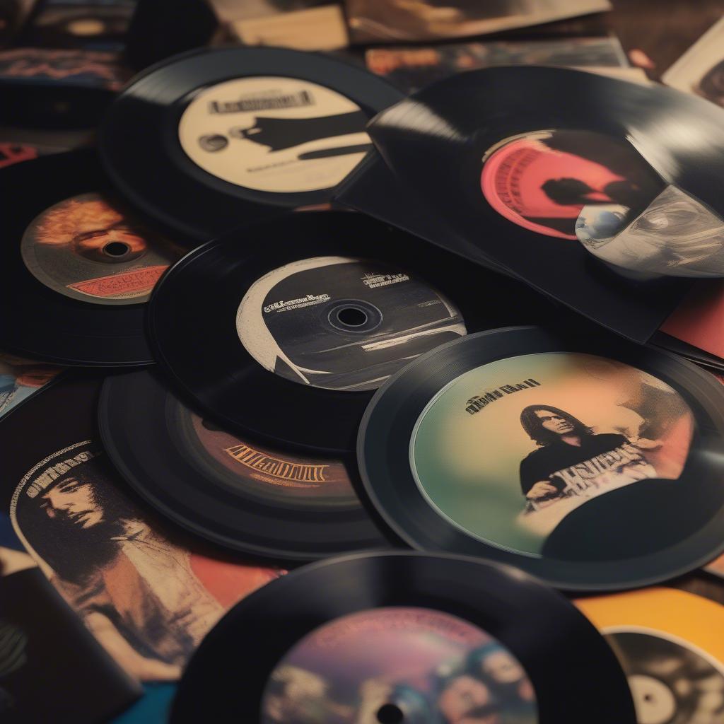 Classic Rock Vinyl Record Collection