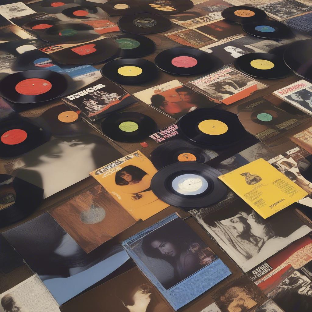 Vinyl Records of 1971's Top Hits