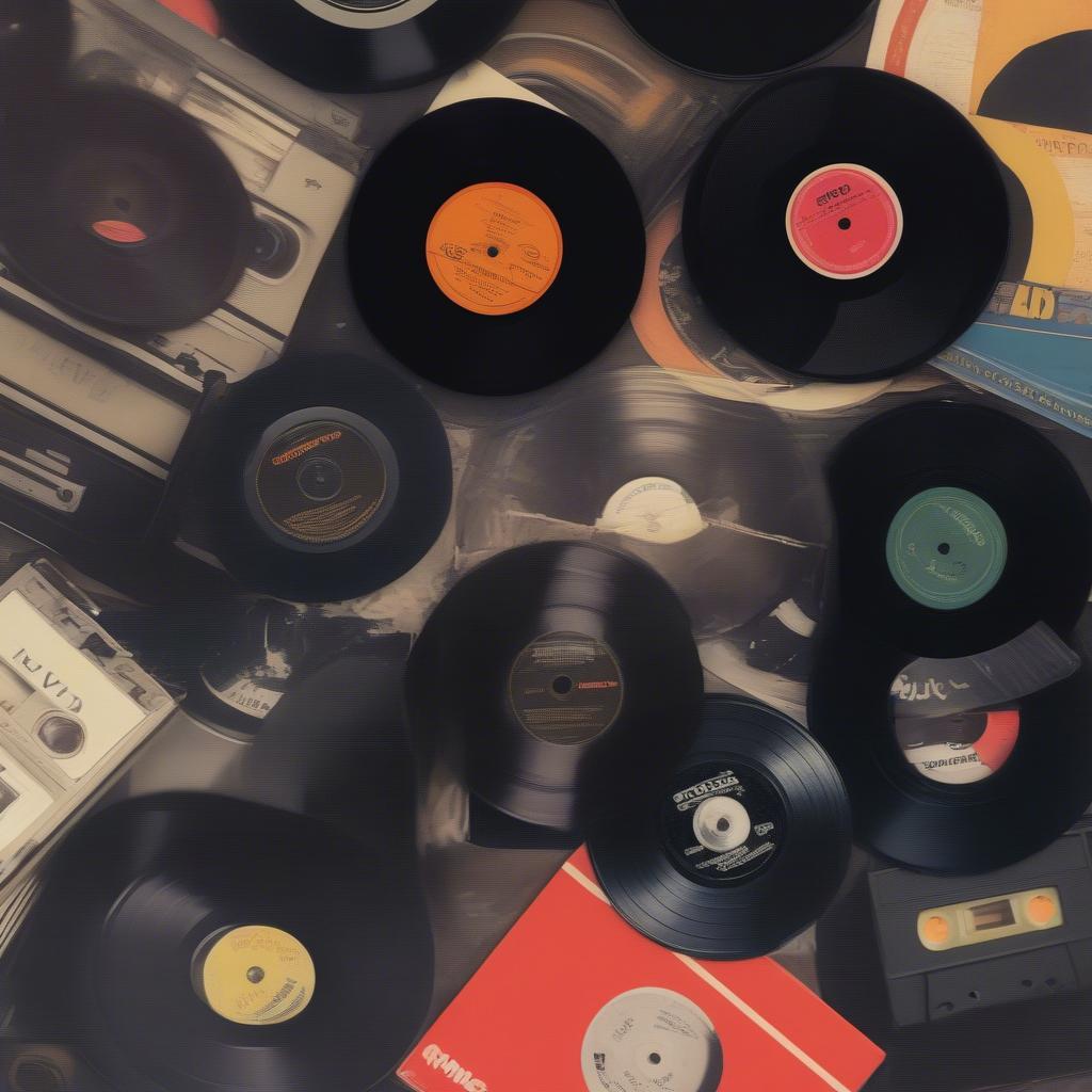 Vintage Music Formats: Vinyl Records and Cassette Tapes