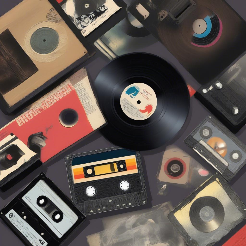 Vinyl Records and Cassette Tapes