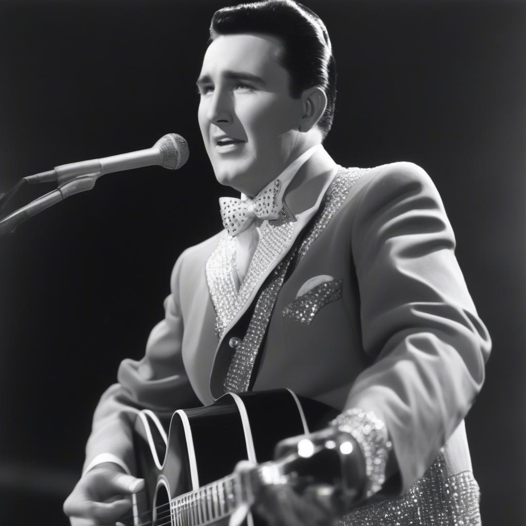 Webb Pierce Performing Live in 1954