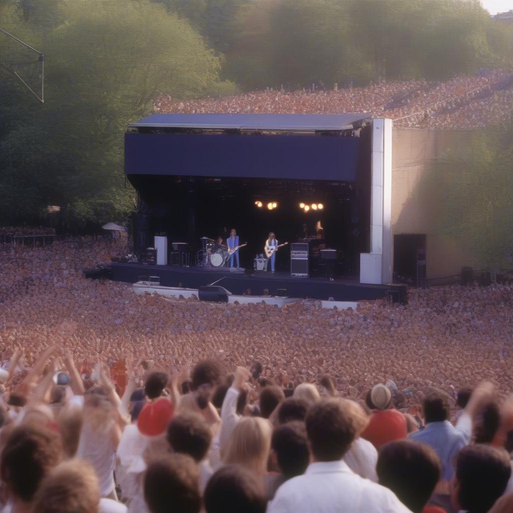 Wham! Performing Live on Stage