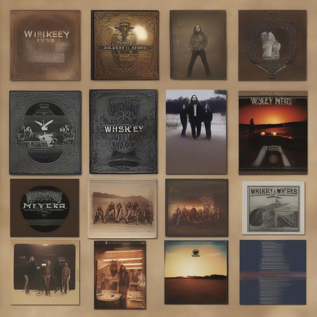 Whiskey Myers Album Covers Collage